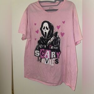 Scary Movie/Ghost Face Graphic T-Shirt